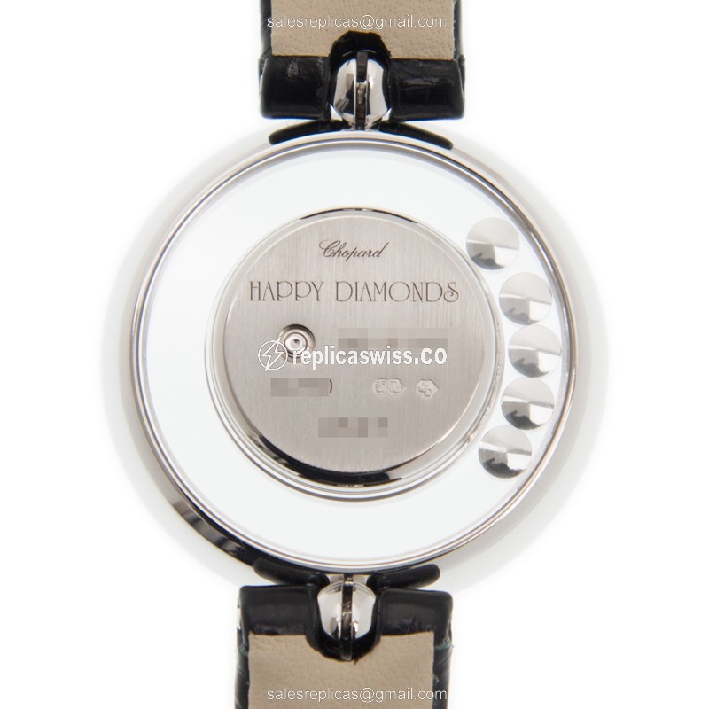 Chopard 203957-1201 HAPPY DIAMONDS Quartz 18kt White Gold
