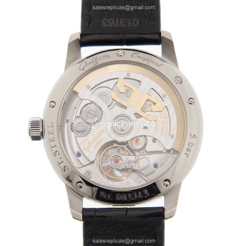 Glashutte 1-36-03-01-02-30 SENATOR PANORAMA DATE Automatic Stainless Steel