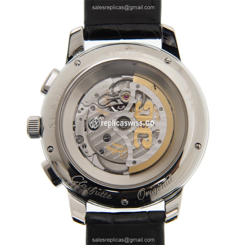 Glashutte 1-39-34-21-42-04 SENATOR MANUAL WINDING SKELETONIZED Automatic Stainless Steel