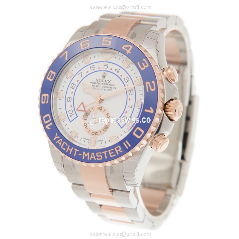 Rolex 116681-0002 YACHT MASTER II Automatic 18kt Rose Gold & Steel