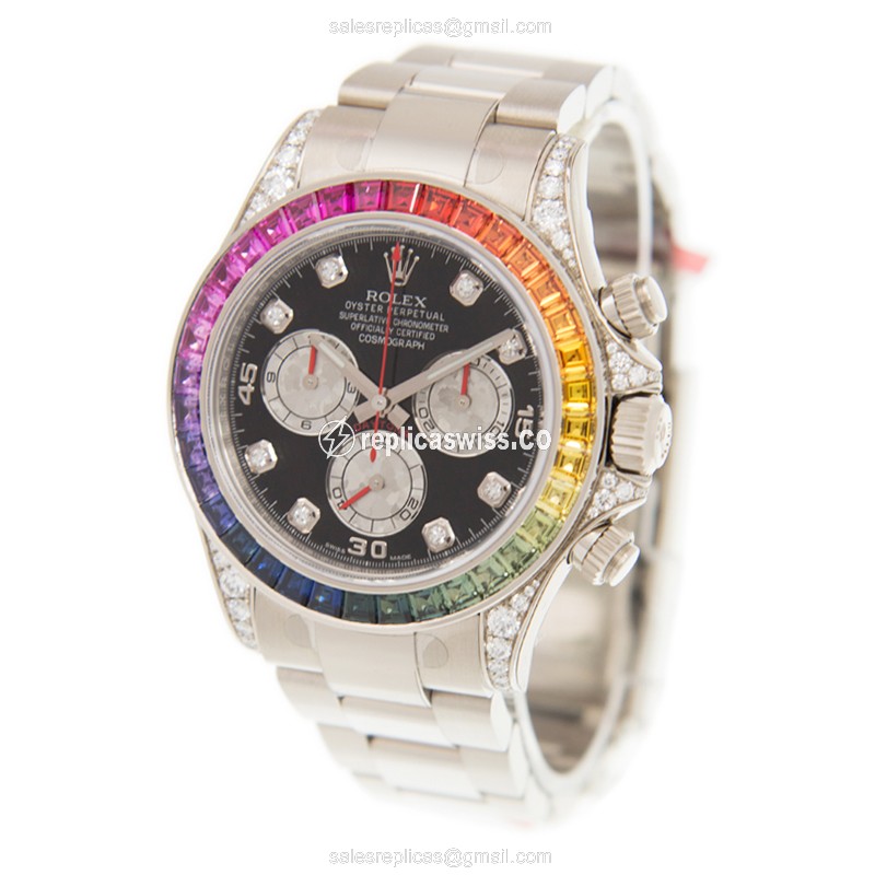 Rolex 116599RBOW-0003 DAYTONA Automatic 18kt White Gold & Diamond
