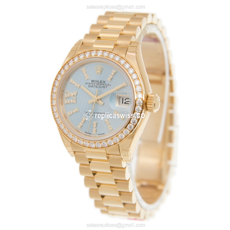 Rolex 279138RBR-0008 LADY DATEJUST Automatic 18kt Gold & Diamond