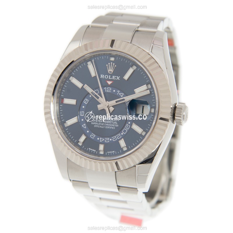 Rolex 326934-0003 SKY-DWELLER Automatic 18kt White Gold & Steel