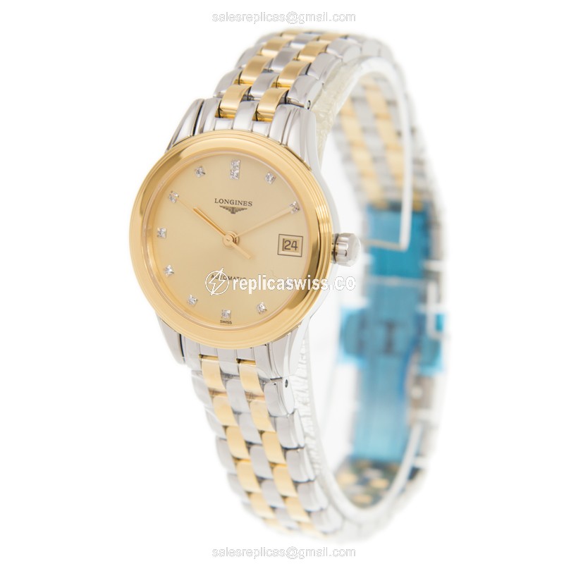 Longines L4.274.3.37.7 FLAGSHIP Automatic PVD Gold