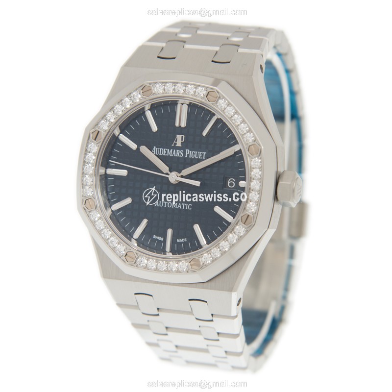 Audemars Piguet 15451ST.ZZ.1256ST.03 ROYAL OAK Automatic Stainless Steel & Diamonds