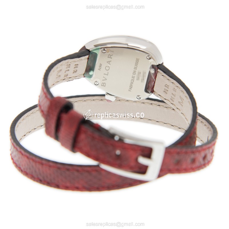 Bulgari 102780 SERPENTI Quartz Stainless Steel & Diamonds