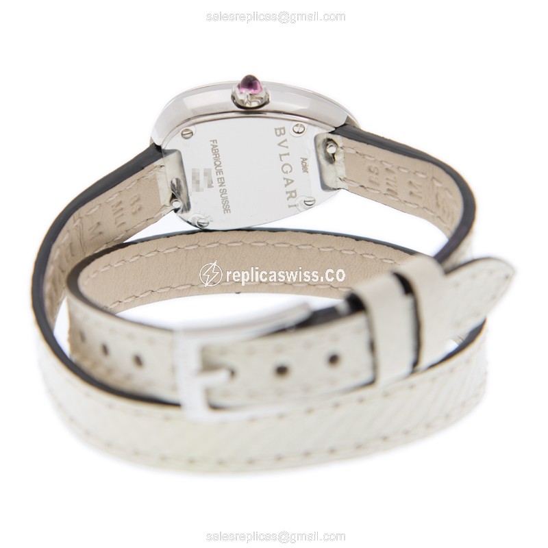 Bulgari 102781 SERPENTI Quartz Stainless Steel & Diamonds