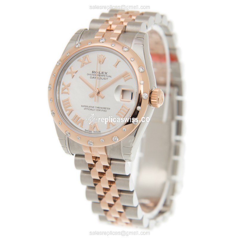 Rolex 178341WTMOPRN_J LADY DATEJUST Automatic 18kt Rose Gold & Steel