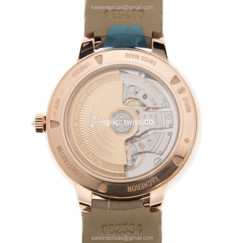 Vacheron Constantin 85515/000R-9840 PATRIMONY TRADITIONELLE Automatic 18kt Rose Gold & Diamonds