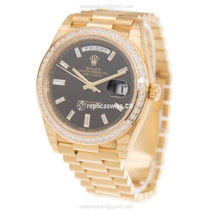 Rolex 228398TBR-0001 DAY-DATE Automatic 18kt Gold & Diamond