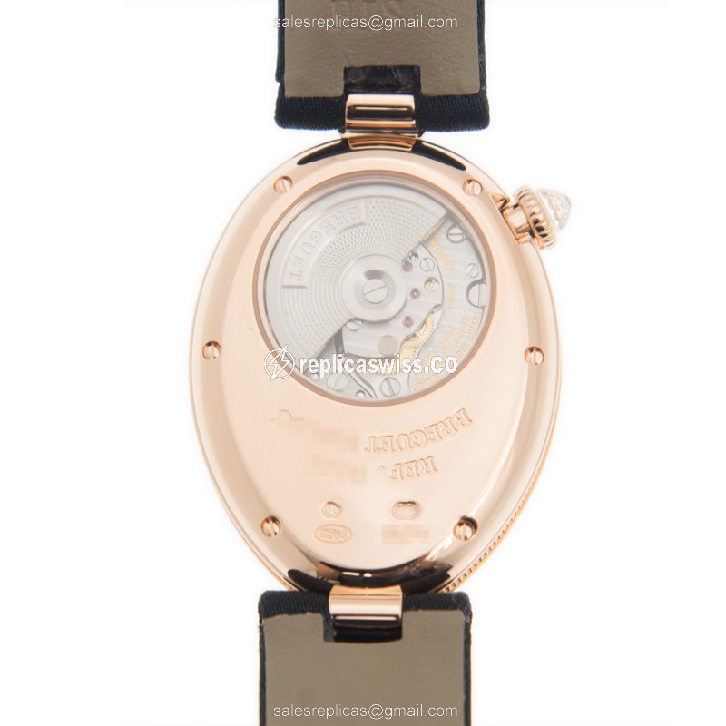 Breguet 8928BR/5W/844/DD0D REINE DE NAPLES Automatic 18kt Rose Gold & Diamonds