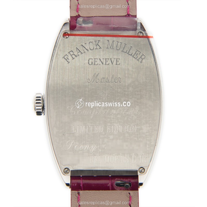 Franck Muller 2852 QZ REL MOP RS D 1R(AC) CINTREE CURVEX Quartz Stainless Steel & Diamonds
