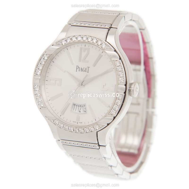 Piaget G0A36225 POLO Automatic 18kt White Gold & Diamond