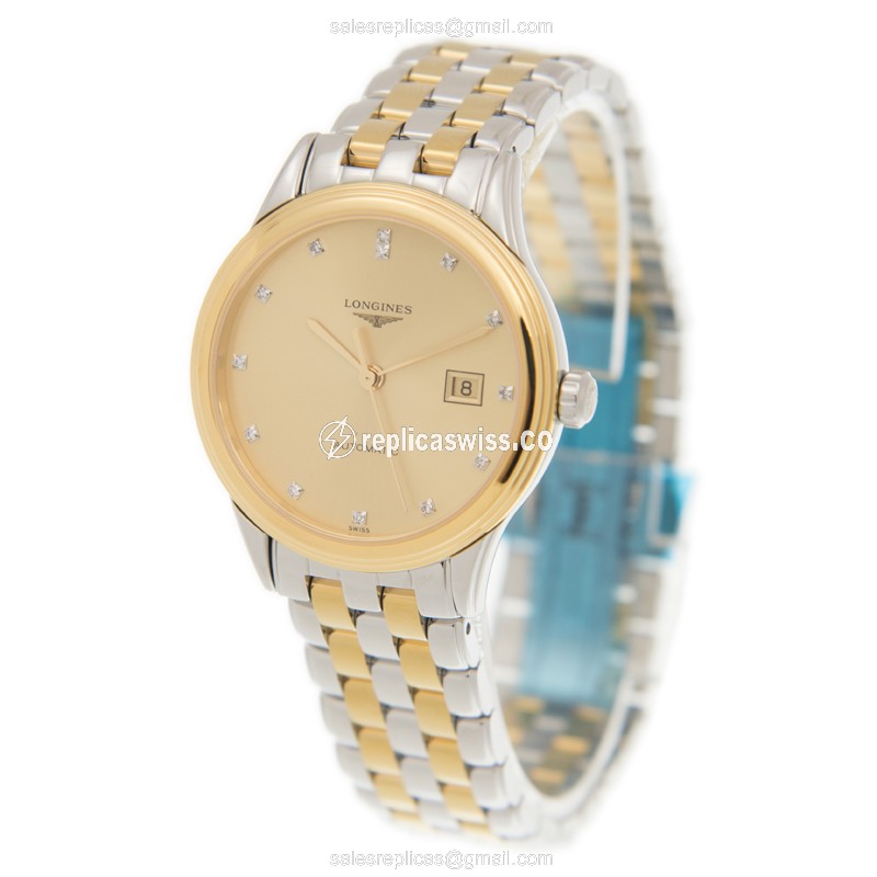 Longines L4.374.3.37.7 FLAGSHIP Automatic PVD Gold