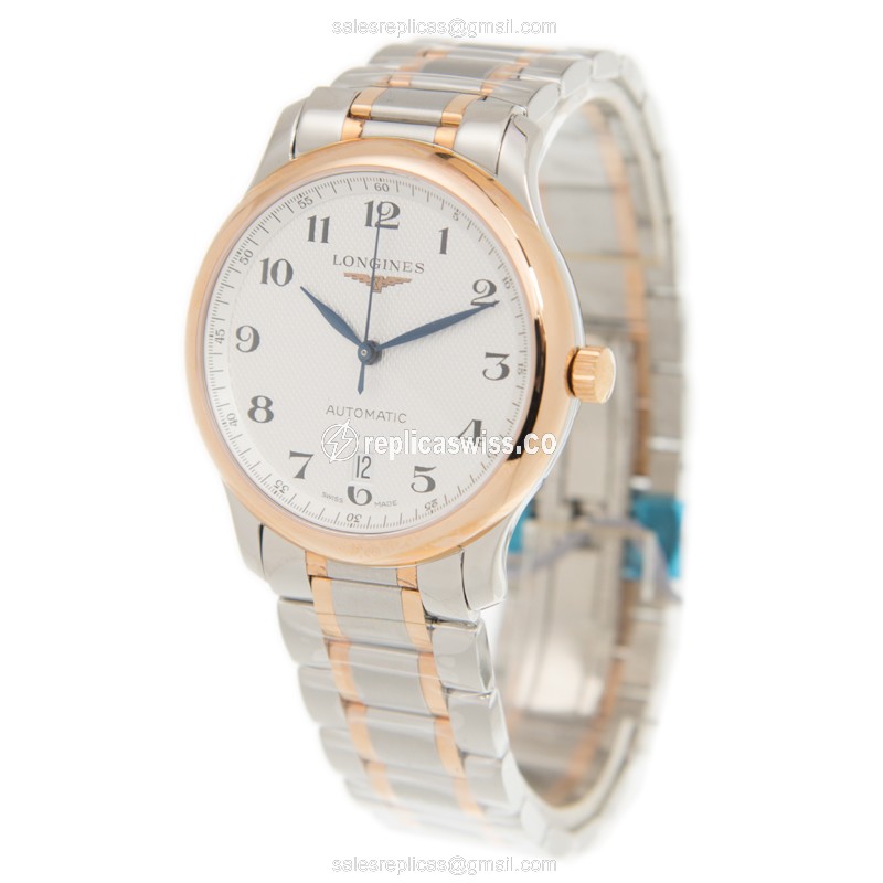Longines L2.628.5.79.7 MASTER Automatic 18kt Rose Gold & Steel