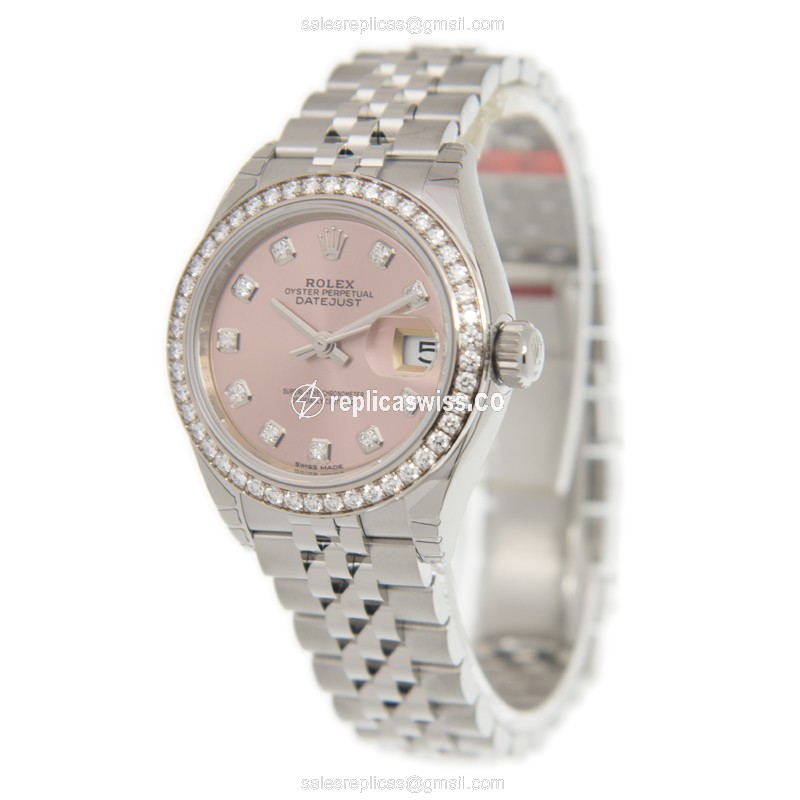 Rolex 279384RBR-0003 LADY DATEJUST Automatic 18kt White Gold & Diamond & Steel
