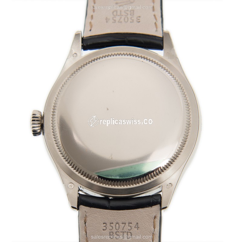 Rolex 50709RBR CELLINI SERIES Automatic 18kt White Gold & Diamond