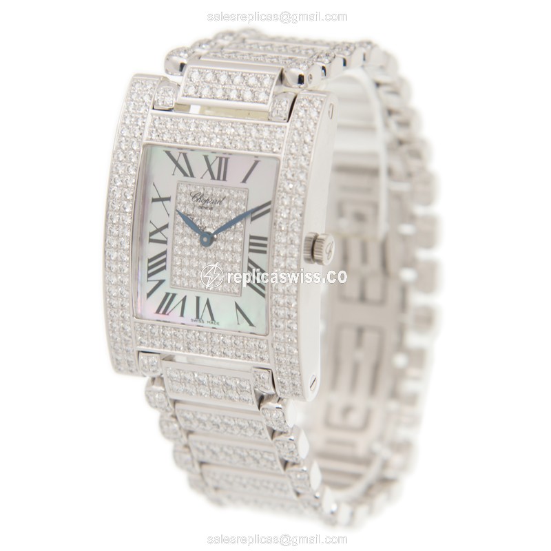 Chopard 143483-1002 WOMEN JEWELRY Quartz 18kt White Gold & Diamond