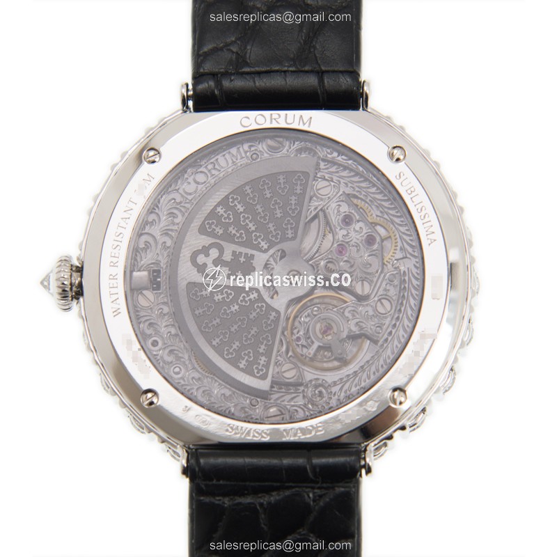 Corum 058.100.69/0001 PN02 Automatic 18kt White Gold & Diamond