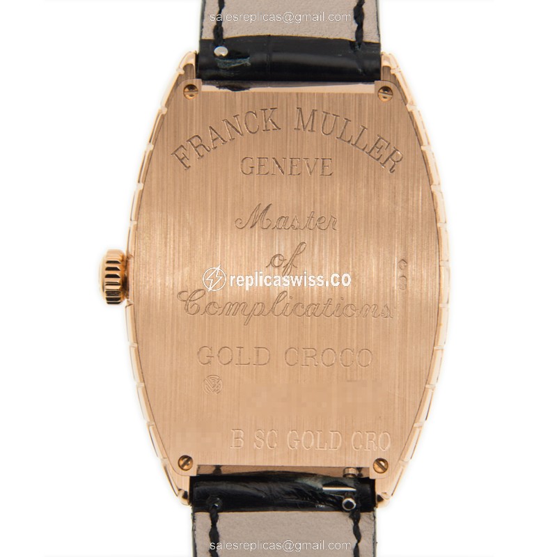 Franck Muller 6850 B SC GOLD CRO (5N) CINTREE CURVEX Automatic 18kt Rose Gold