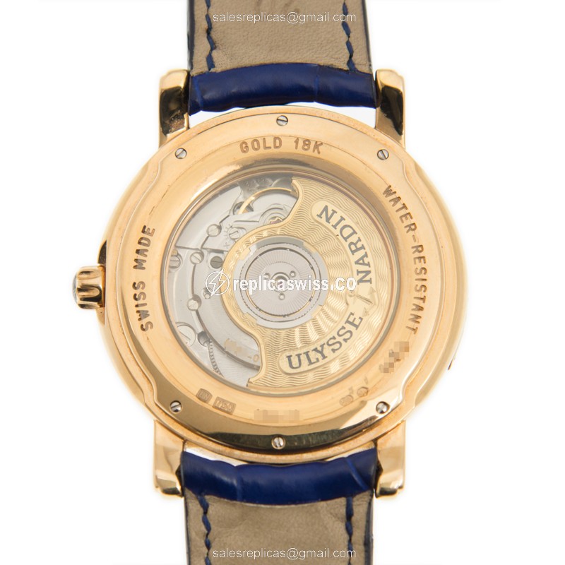 Ulysse Nardin 136-11/FLC Automatic 18kt Rose Gold