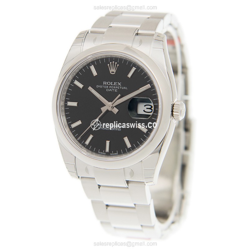 Rolex 115200BK_O OYSTER PERPETUAL Automatic Stainless Steel