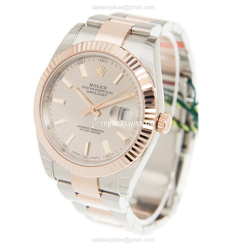 Rolex 126331SV_O DATEJUST Automatic 18kt Rose Gold & Steel