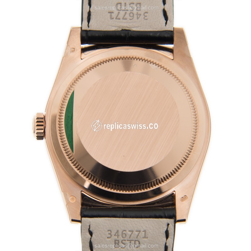 Rolex 118135GY DAY-DATE Automatic 18kt Rose Gold