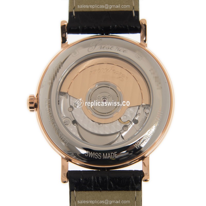 Longines L4.805.1.11.2 PRESENCE Automatic PVD Gold