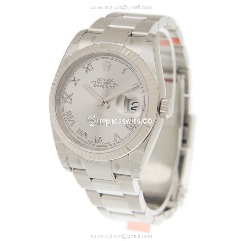 Rolex 116234G DATEJUST Automatic 18kt White Gold & Steel