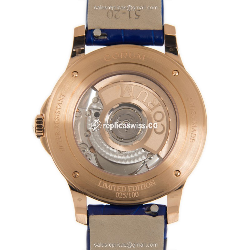 Corum 082.601.55-0001 PL91 HERITAGE Automatic 18kt Rose Gold