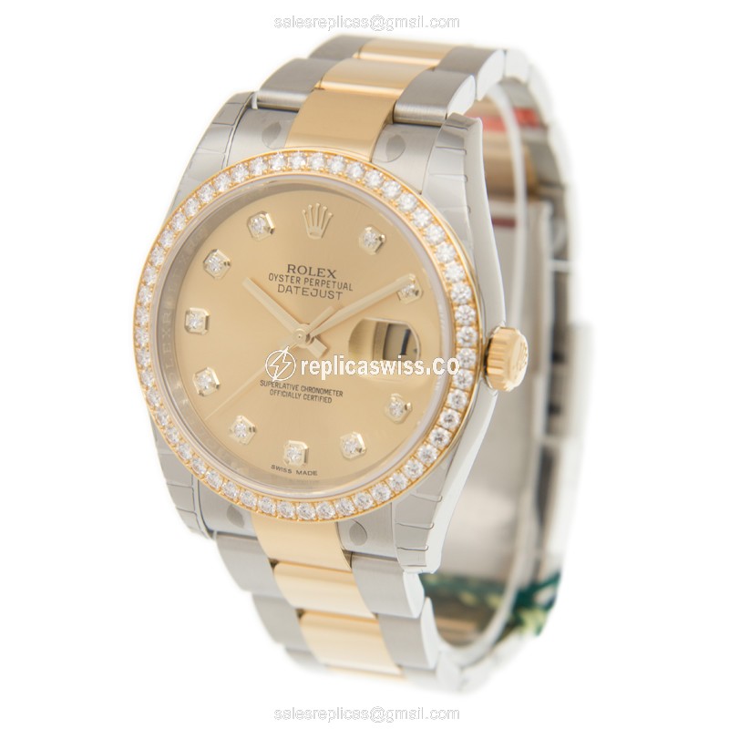 Rolex 116243G DATEJUST Automatic 18kt Gold & Steel