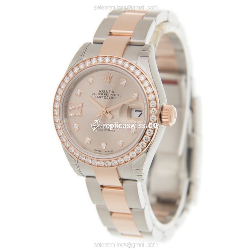 Rolex 279381RBR-PKG17IX_O LADY DATEJUST Automatic 18kt Rose Magic & Diamond