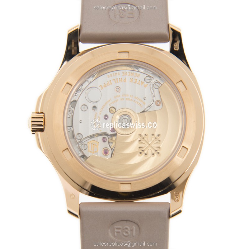 Patek Philippe 5072R-001 AQUANAUT Automatic 18kt Rose Gold & Diamonds