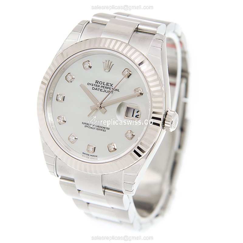 Rolex 126334-0019 DATEJUST Automatic 18kt White Gold & Steel