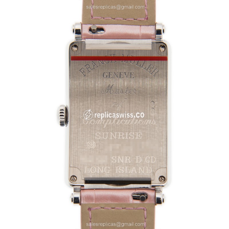 Franck Muller 952 QZ SNR D CD (OG) LONG ISLAND Quartz 18kt White Gold & Diamond