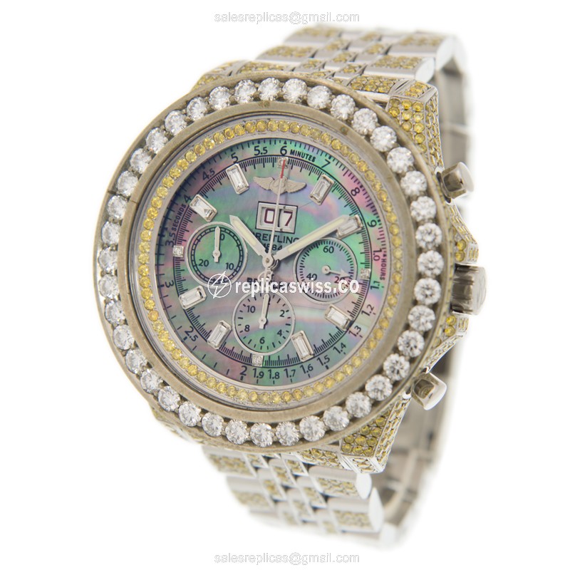 Breitling BREITLING NGBK_DIASTRAP BREITLING BENTLEY Automatic Stainless Steel & Diamond