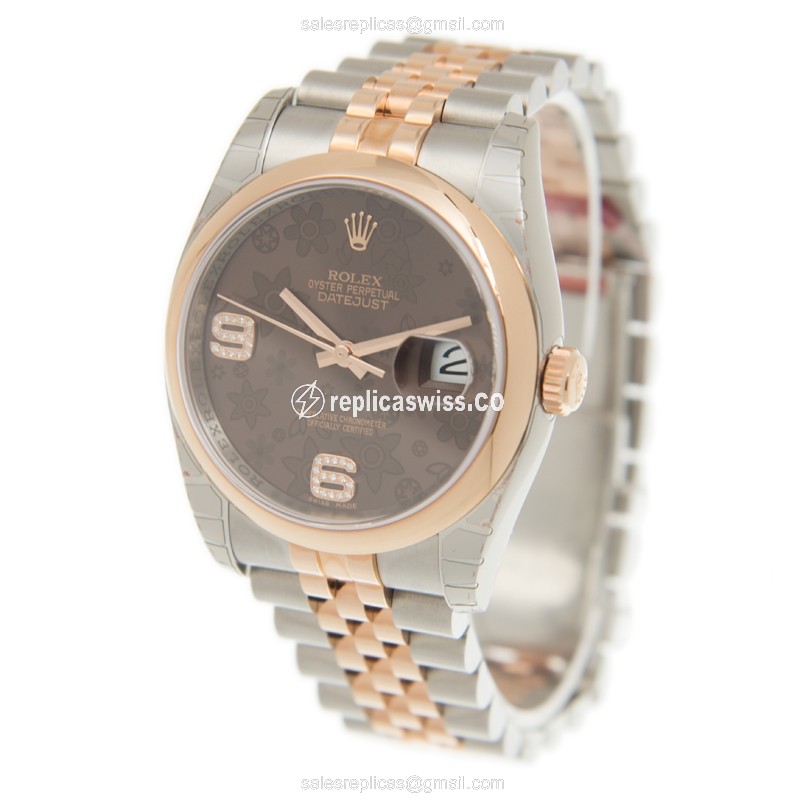 Rolex 116201 DATEJUST Automatic 18kt Rose Gold & Steel
