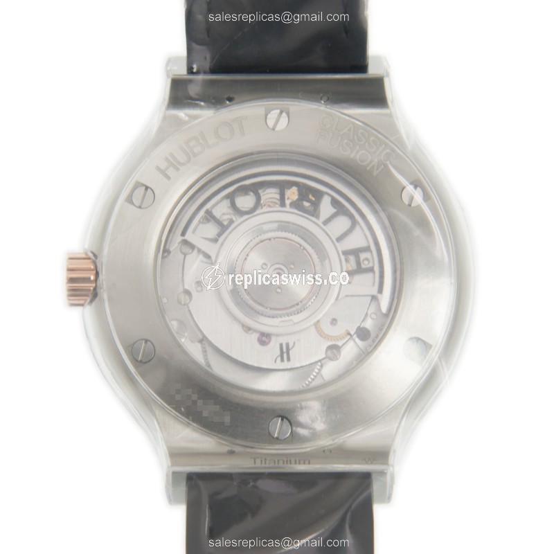 Hublot 565.NO.1181.LR CLASSIC FUSION Automatic Titanium & Rose Gold