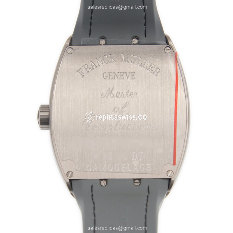 Franck Muller V 45 SC DT CAMOU (TT.MC.TT) VANGUARD Automatic Stainless Steel