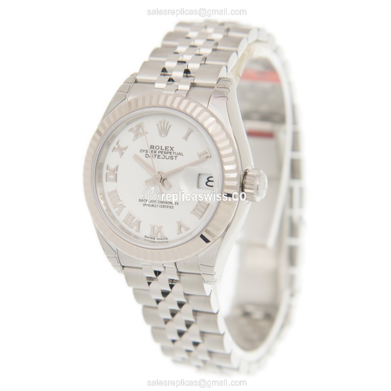 Rolex 279174-0019 LADY DATEJUST Automatic 18kt White Gold & Steel