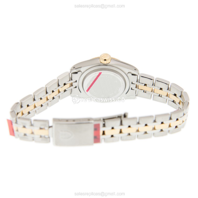 Tudor 92413-62433-246810AR-BK PRINCESS DATE Automatic 18kt Gold & Steel