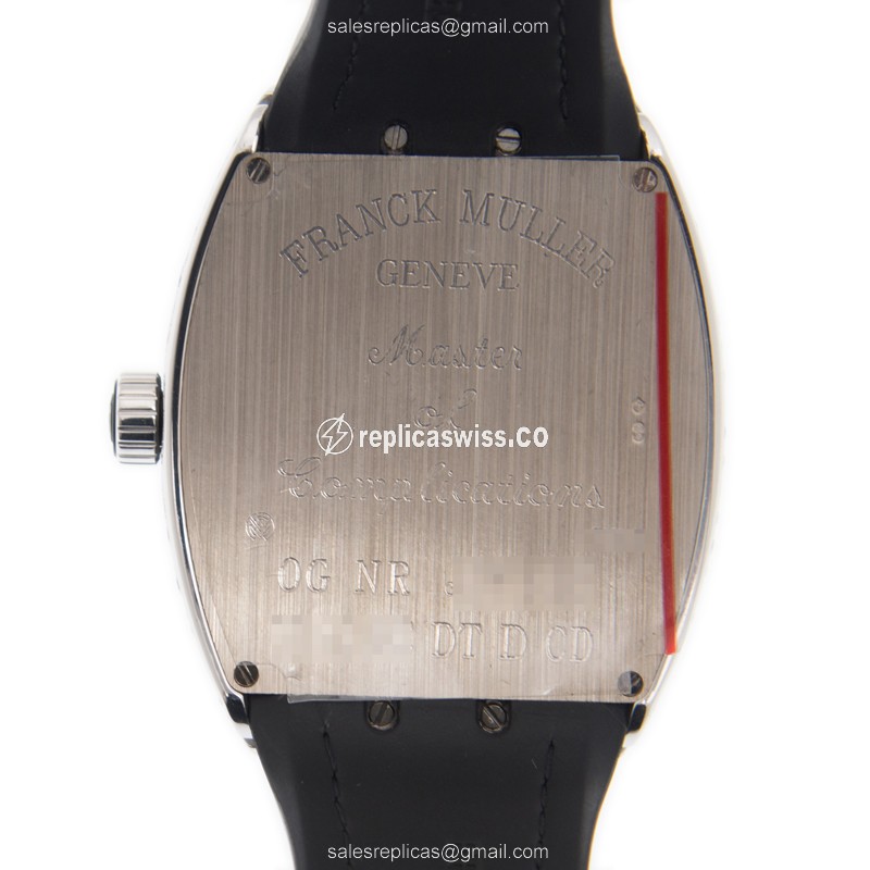 Franck Muller V 41 SC DT D CD (OG.NR) VANGUARD Automatic 18kt White Gold & Diamond