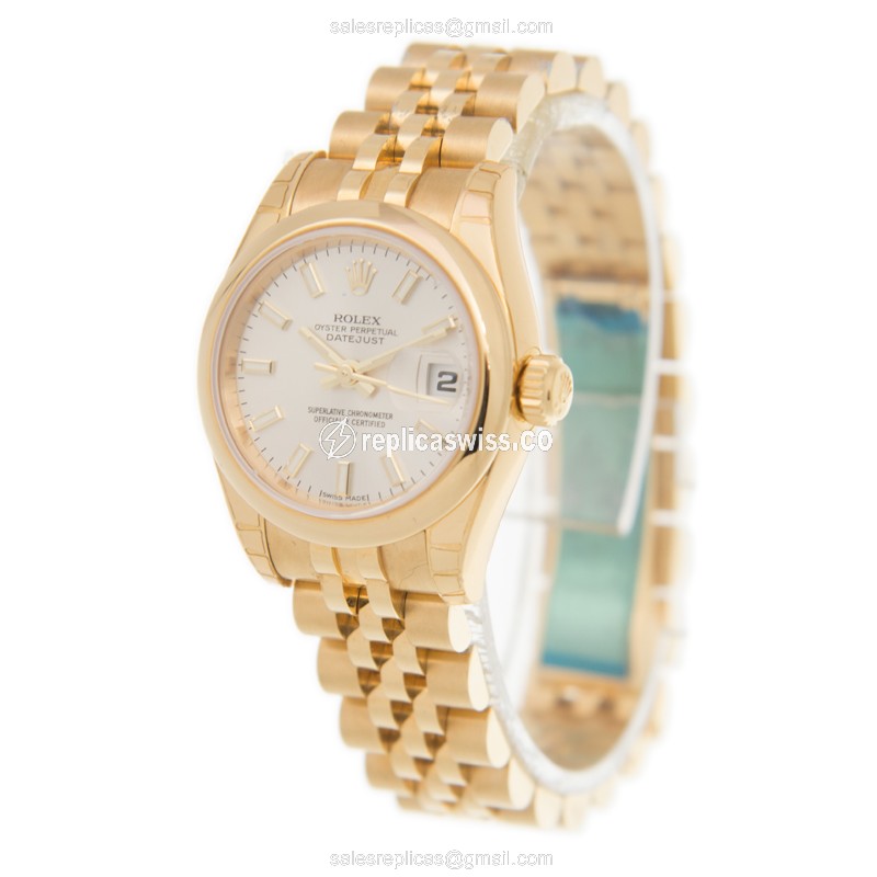 Rolex 179168SV_J LADY DATEJUST Automatic 18kt Yellow Gold