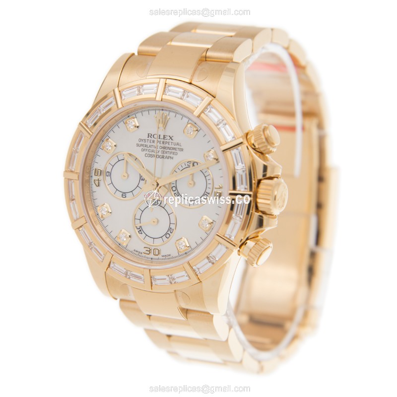 Rolex 116568BR DAYTONA Automatic 18kt Gold & Diamond