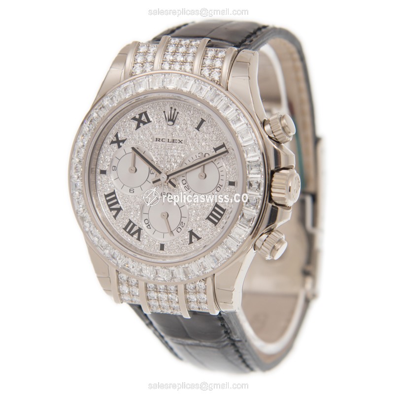 Rolex 116599TBRRN DAYTONA Automatic 18kt White Gold & Diamond