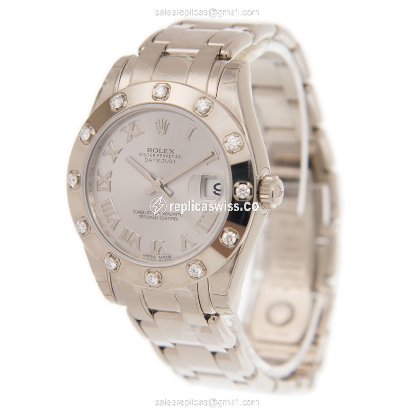 Rolex 81319SVRN DATEJUST Automatic 18kt White Gold & Diamond