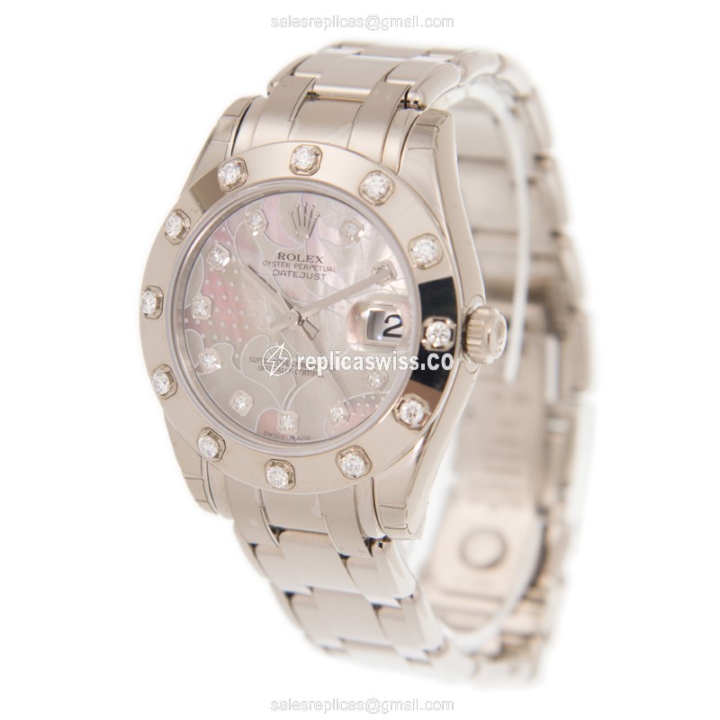 Rolex 81319NGDR DATEJUST Automatic 18kt White Gold & Diamond