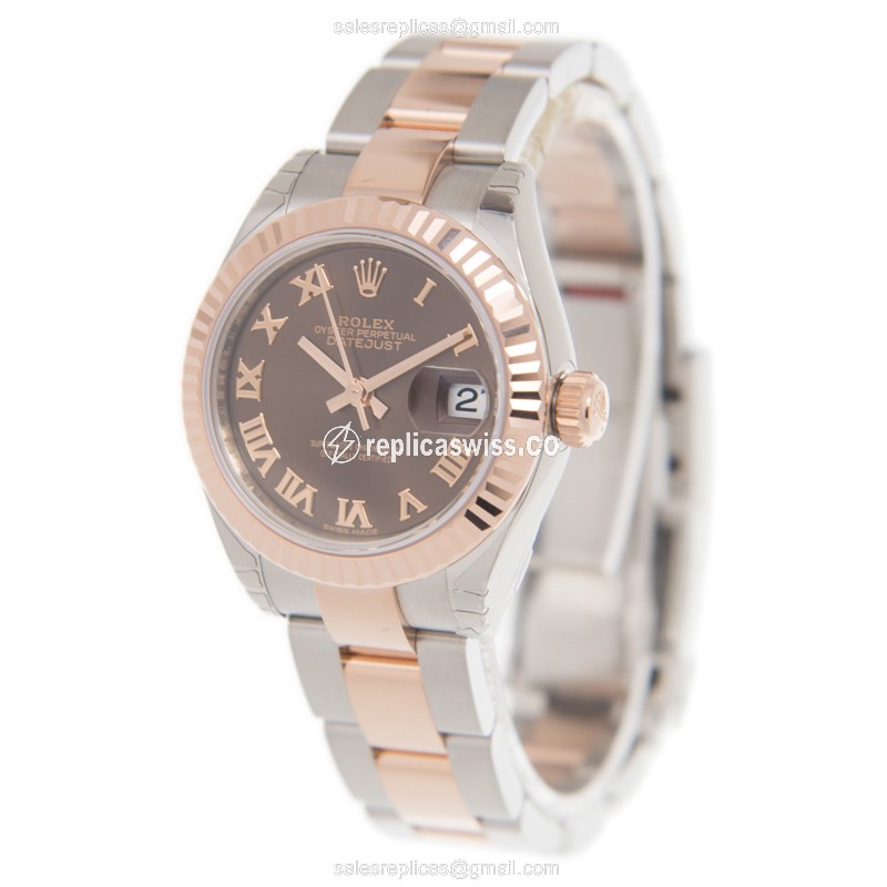 Rolex 279171-0010 LADY DATEJUST Automatic 18kt Rose Gold & Steel