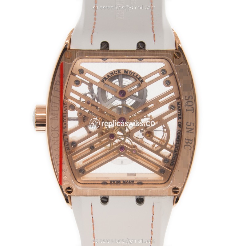 Franck Muller V 45 S6 SQT (5N.BC) VANGUARD Automatic 18kt Rose Gold